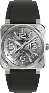Bell & Ross BR-03 Skeleton Steel BR03A-BL-SKST/SRB