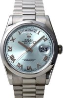 Rolex Day-Date President Platinum Ladies 118206 GLARP
