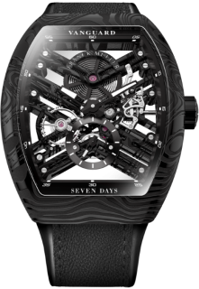 Franck Muller Mens Vanguard Damascus Steel V 45 S6 SQT DAMAS NR (NR)