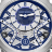 Harry Winston Ocean Collection Zalium Variation White Navy Blue oceabi42zz006