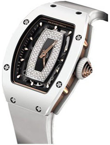 Richard Mille Skeletonised Ladies' Automatic RM 07-01 ATZ WHITE CERAMIC