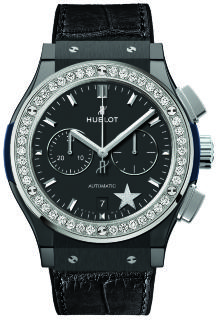 Hublot Classic Fusion Chronograph Dallas Cowboys Diamonds Black Ceramic 42 541.CN.1170.LR.1204.DCW14