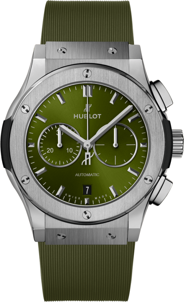 Hublot Classic Fusion Chronograph Titanium Green 42 mm 541.NX.8970.RX SWISSCHRONO.RU