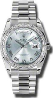 Rolex Day-Date President Platinum 118366 GLARP