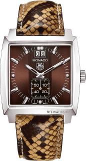 TAG Heuer Monaco Grande Date Diamond Dial 37 mm WAW1315.FC6217