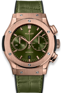 Hublot Classic Fusion Chronograph Green King Gold 45 mm 521.OX.8980.LR