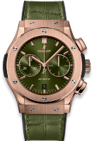 Hublot Classic Fusion Chronograph Green King Gold 45 mm 521.OX.8980.LR