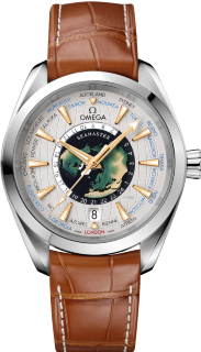 Seamaster Aqua Terra 150m Omega Co-axial Master Chronometer GMT Worldtimer 43 mm 220.93.43.22.99.001