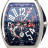 Franck Muller Mens Collection Automatic Vanguard V45 YT SC DT AC BL KOI 2