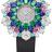 Harry Winston Kaleidoscope High Jewelry Watch HJTQHM36PP002