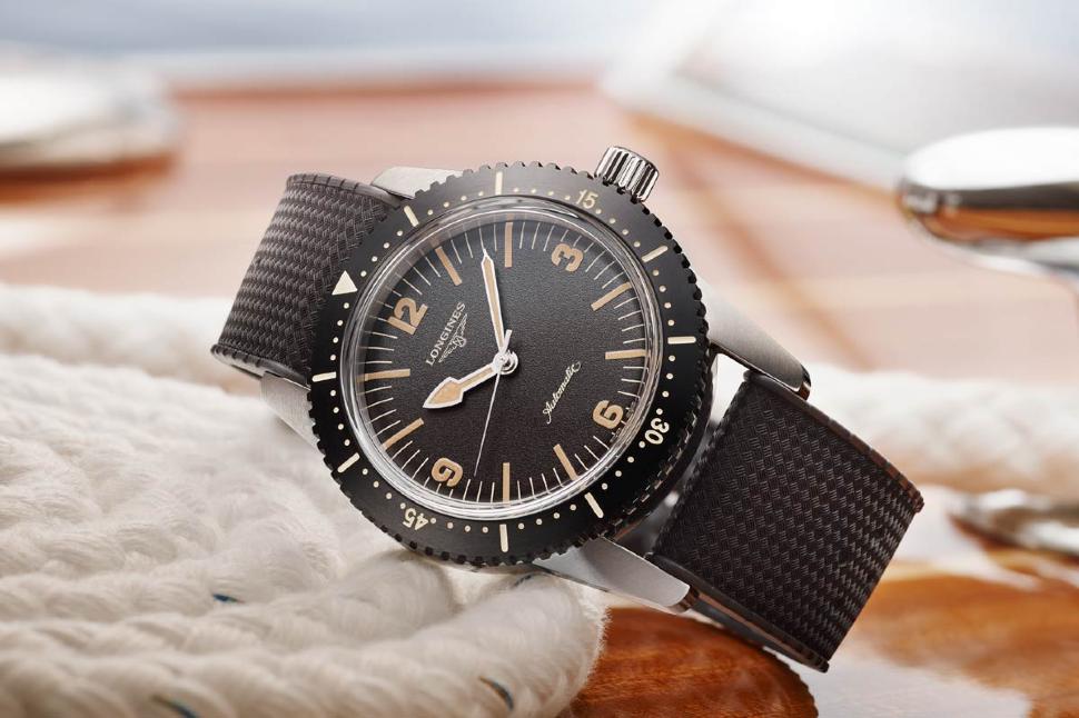 Heritage The Longines Skin Diver Watch L2.822.4.56.9 SWISSCHRONO.RU