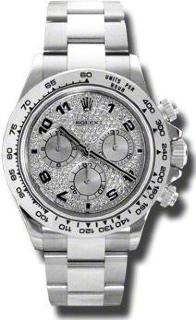 Rolex Daytona White Gold 116509 PAVE
