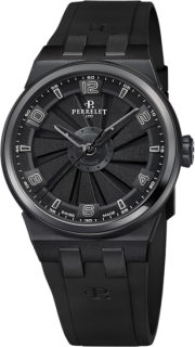 Perrelet Turbine Titanium 41 Black A4067/6