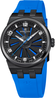 Perrelet Turbine Titanium 41 Blue A4067/2