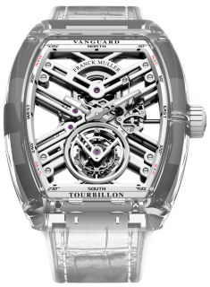 Franck Muller Mens Collection Vanguard Skeleton V 45 T SQT SAPPHIRE