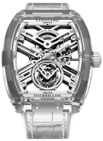 Franck Muller Mens Collection Vanguard Skeleton V 45 T SQT SAPPHIRE