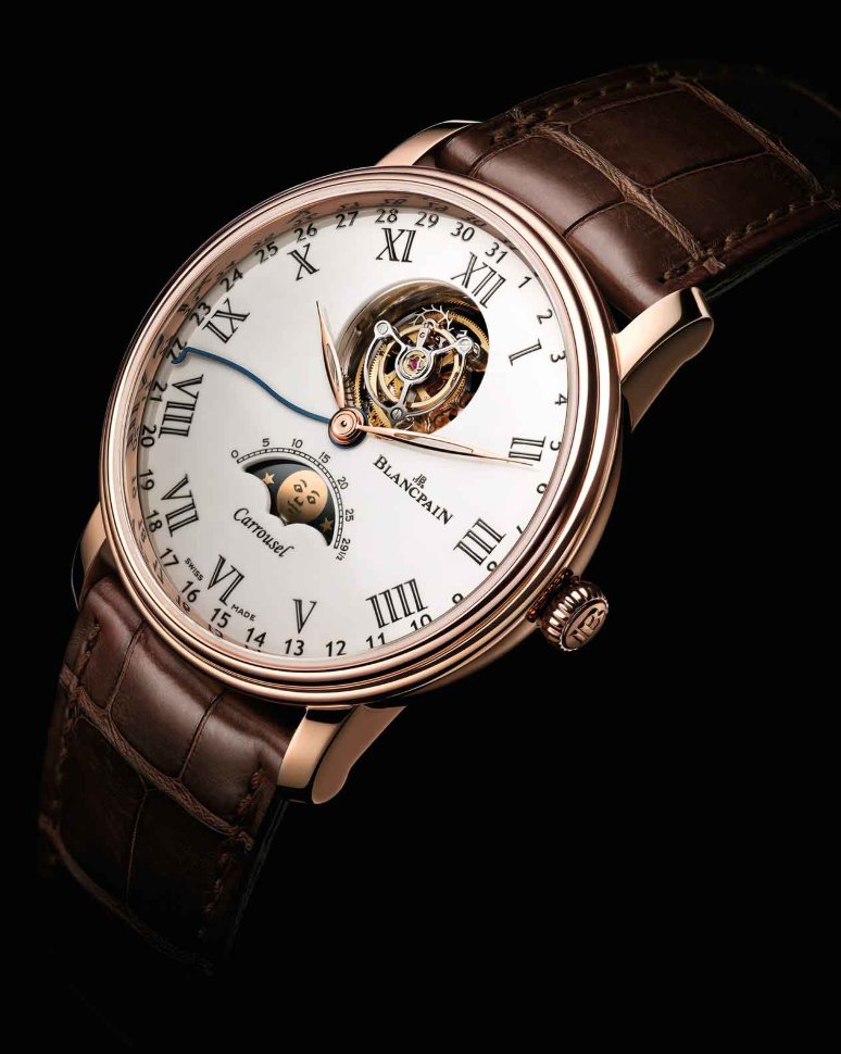 Часы Blancpain Villeret Carrousel Phases De Lune 6622L 3631 55B