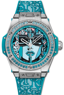 Hublot One Big Bang Click Marc Ferrero Steel Turquoise 39 mm 465.SX.1190.VR.1207.LIP19