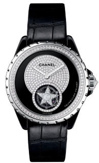 Chanel J12 Black Flying Tourbillon Watch H3844