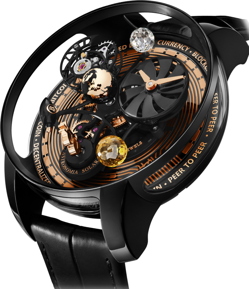 Часы Jacob & Co Astronomia Solar Bitcoin AS310.21.AB.AA.A — купить в  SWISSCHRONO.RU