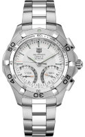 TAG Heuer Aquaracer Calibre S 1/100th Sec Electro-Mechanical Chronograph 43 CAF7011.BA0815