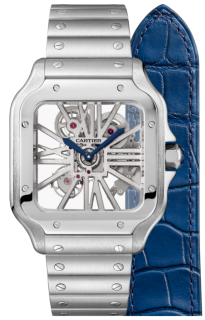 Santos De Cartier Skeleton Watch WHSA0007