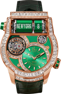 Jacob & Co Epic SF24 Tourbillon Baguette Green Dial ES802.40.BD.AC.ABALA