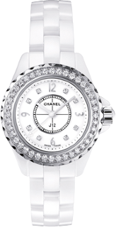 J12 Baguette Diamond Bezel watch Caliber 12.1, 38 mm - H7431