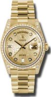 Rolex Day-Date President Yellow Gold Ladies 118388 CHJDP