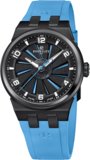 Perrelet Turbine Titanium Ice Blue A4067/7