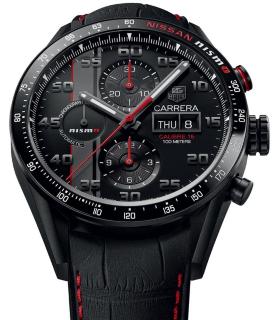 TAG Heuer Carrera Calibre 16 Day-date Automatic Chronograph 43 mm Special Edition Nissan Nismo CV2A82.FC6237