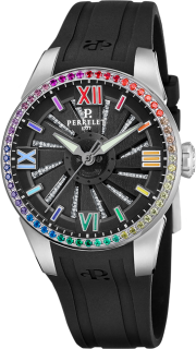 Perrelet Turbine Lady Aurora Womens Black A4069/8