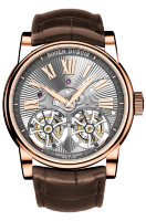 Roger Dubuis Hommage Double Flying Tourbillon with pink gold Hand-made Guilloche movement RDDBHO0563