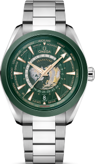 Omega Seamaster Aqua Terra 150 m Co-axial Master Chronometer GMT Worldtimer 43 mm 220.30.43.22.10.001