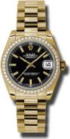 Rolex Datejust 31 Gold Ladies 178288 BKIP