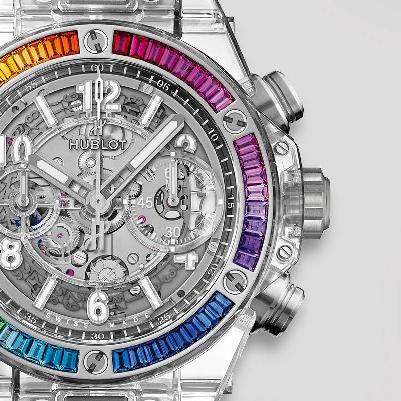 Hublot big bang sapphire rainbow sale