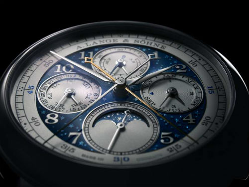 Лунный атлас в часах от A. Lange & Sohne