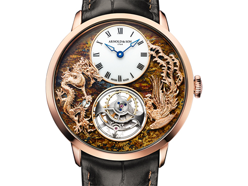 Мифические часы Arnold Son Ultrathin Tourbillon Phoenix Dragon