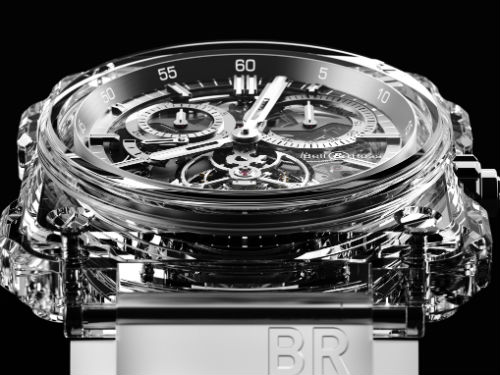 Новинка Bell&Ross BR-X1 SAPPHIRE TROUBILLON в прозрачном корпусе