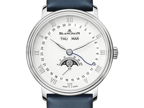 Эстетика и фрменные функции часов Blancpain Villeret Quantieme Complet