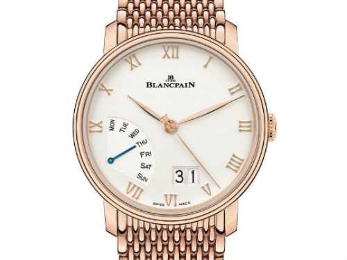 Новая функция Blancpain: ретроградный день недели