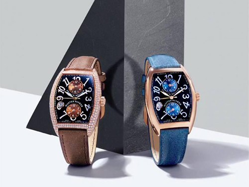 Часы от Franck Muller с тремя часовыми поясами