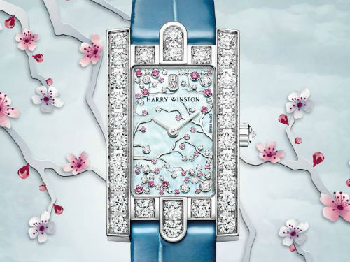 Avenue Classic Cherry Blossom — ювелирный шедевр от Harry Winston для предстоящей выставки Baselworld 2017
