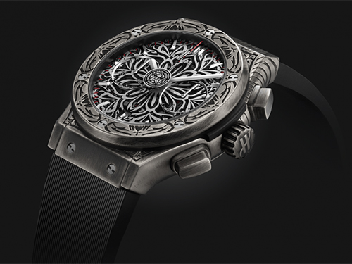 Мандала на часах Hublot Classic Fusion Chronograph Shepard Fairey