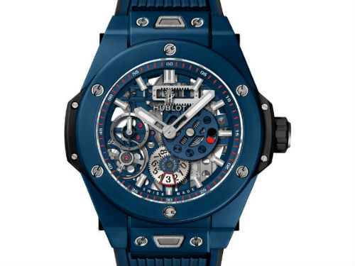 Синие керамические часы от Hublot