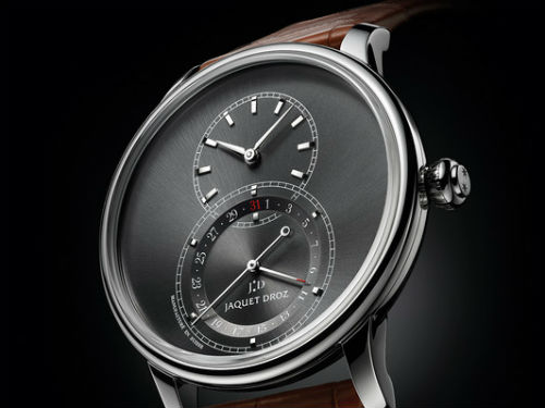 Культовая модель Grande Seconde Quantieme в двух новых версиях Satin-Brushed от Jaquet Droz