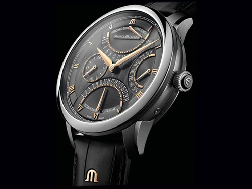 Три ретроградные функции Maurice Lacroix Masterpiece Triple Retrograde 43 mm