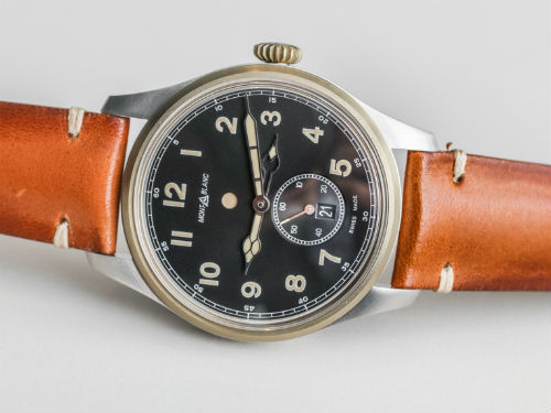 Montblanc 1858 Automatic Dual Time — ретро-хронометр в авиаторском стиле на каждый день