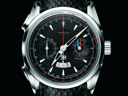 Динамичные Parmigiani Bugatti Aerolithe Performance Titanium с быстрым flyback-хронографом