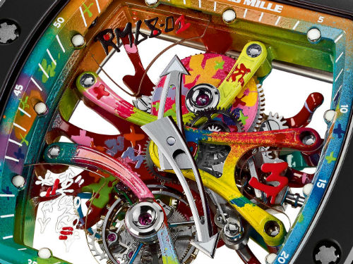Наручные часы Richard Mille Cyril Kongo, вдохновленные стрит-артом